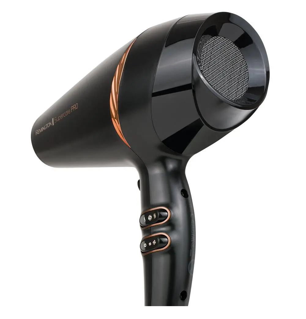 Suszarka do włosów Remington Supercare Pro AC7200 Jonizacja Dyfuzor Zimny nawiew 2200W 2 prędkości 3 temperatury
