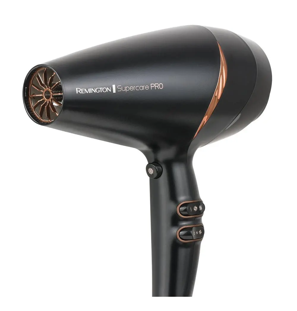 Suszarka do włosów Remington Supercare Pro AC7200 Jonizacja Dyfuzor Zimny nawiew 2200W 2 prędkości 3 temperatury
