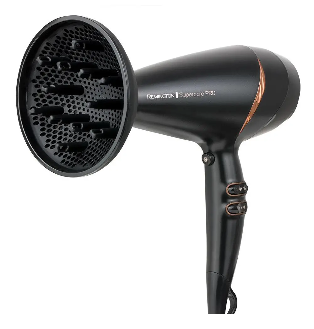 Suszarka do włosów Remington Supercare Pro AC7200 Jonizacja Dyfuzor Zimny nawiew 2200W 2 prędkości 3 temperatury