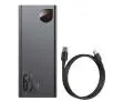 Powerbank Baseus PPIMDA-D01 Adaman 20000mAh metalowy 65W Czarny