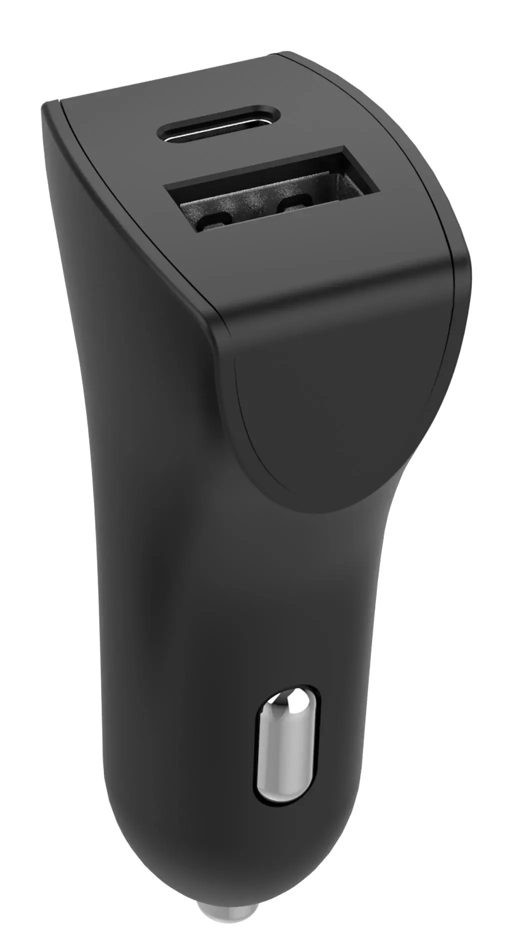 Ładowarka samochodowa BigBen BASECAC2USBACPDB USB C 20W USB-A 12W Czarny