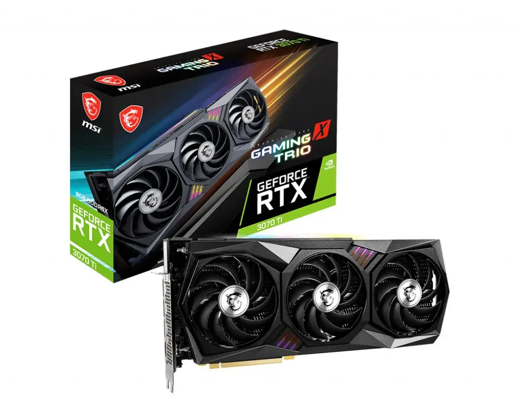 Karta graficzna MSI GeForce RTX 3070 Ti GAMING X TRIO 8GB GDDR6X 256bit DLSS