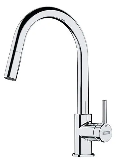 Bateria Franke Lina Pull-Out Chrom Mosiądz