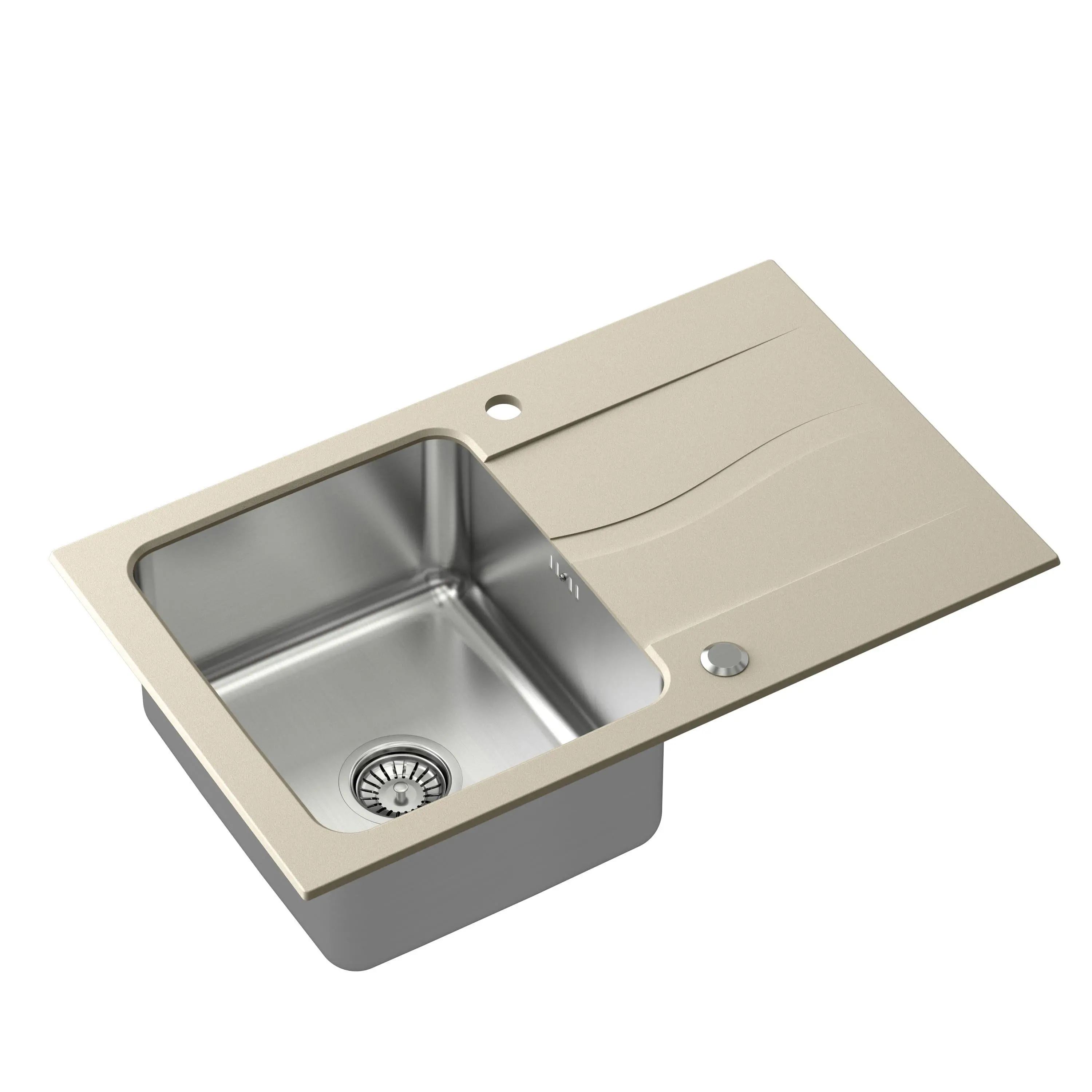 Zlewozmywak Quadron FUS_M7848BE Michael 111 Granitowy Beżowy