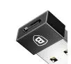 Adapter Baseus CATJQ-A01 Exquisite USB do USB-C 2,4A Czarny