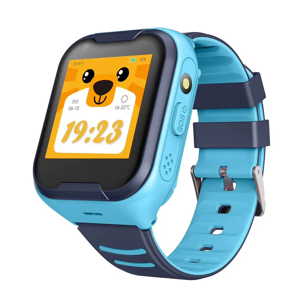 Smartwatch Garett Kids Cute Plus 4G 51mm GPS Niebieski