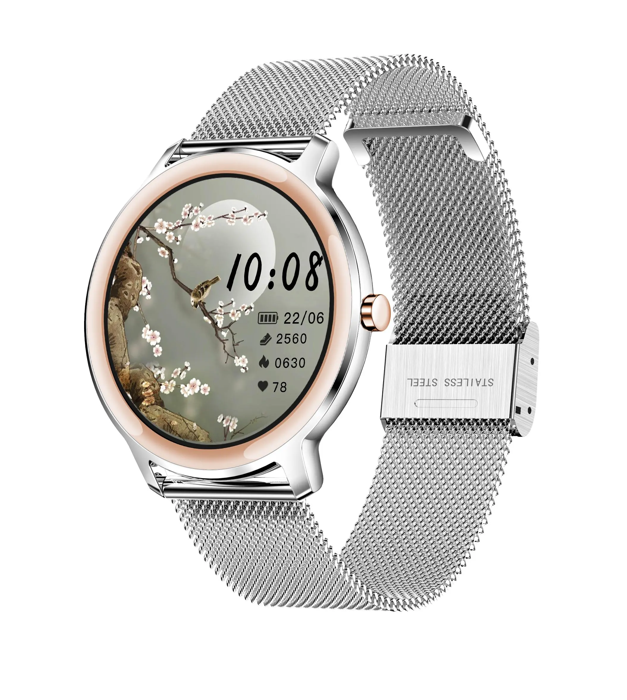 Smartwatch Garett Women Sophia Plus 43mm Srebrny
