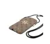 Etui Guess 4G Big Metal Logo Pouch GUHCP12L4GPSBR do iPhone 12 Pro Max Brązowy