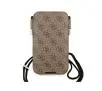 Etui Guess 4G Big Metal Logo Pouch GUHCP12L4GPSBR do iPhone 12 Pro Max Brązowy