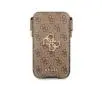 Etui Guess 4G Big Metal Logo Pouch GUHCP12L4GPSBR do iPhone 12 Pro Max Brązowy