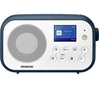 Radioodbiornik Sangean TRAVELLER 420 DPR-42BT Radio FM DAB+ Bluetooth Biało-niebieski