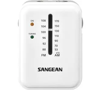 Radioodbiornik Sangean POCKET 320 SR-32 Radio FM Biało-szary