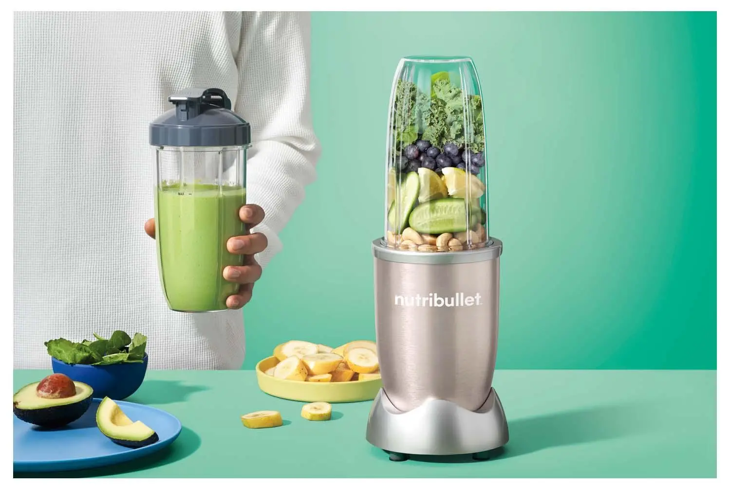 Blender kielichowy Nutribullet NB907CP 0,9l 2 butelki