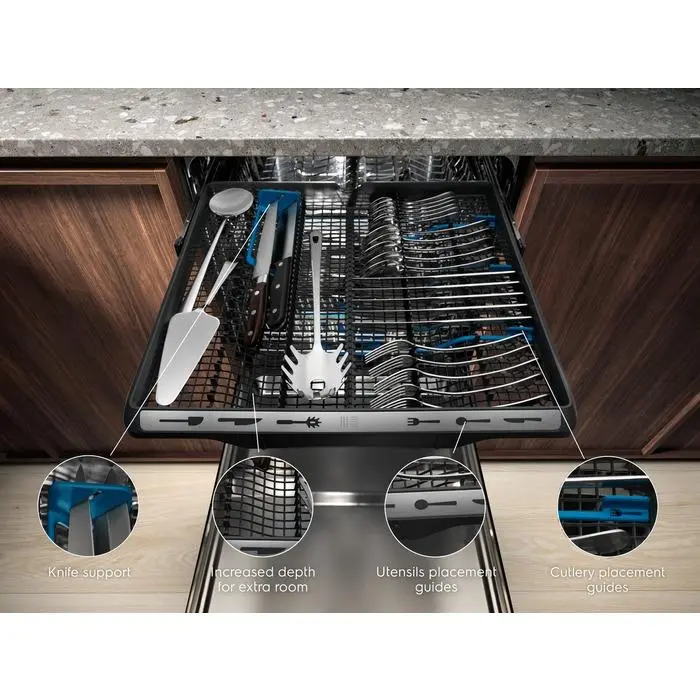 Zmywarka Electrolux 700 GlassCare EEM69300IX 60cm Automatyczne otwieranie drzwi Szuflada na sztućce