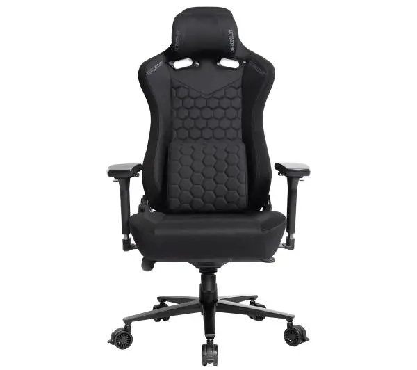 Крісло Ultradesk THRONE Gamingowy до 140kg Тканина Чорний