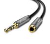 Kabel  audio UGREEN AV118 Przedłużacz audio jack 3,5 mm 1,5m (czarny)
