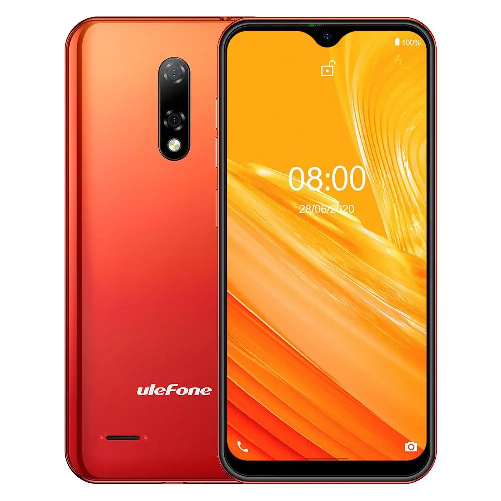 Smartfon uleFone Note 8 5,5" 5Mpix Pomarańczowy