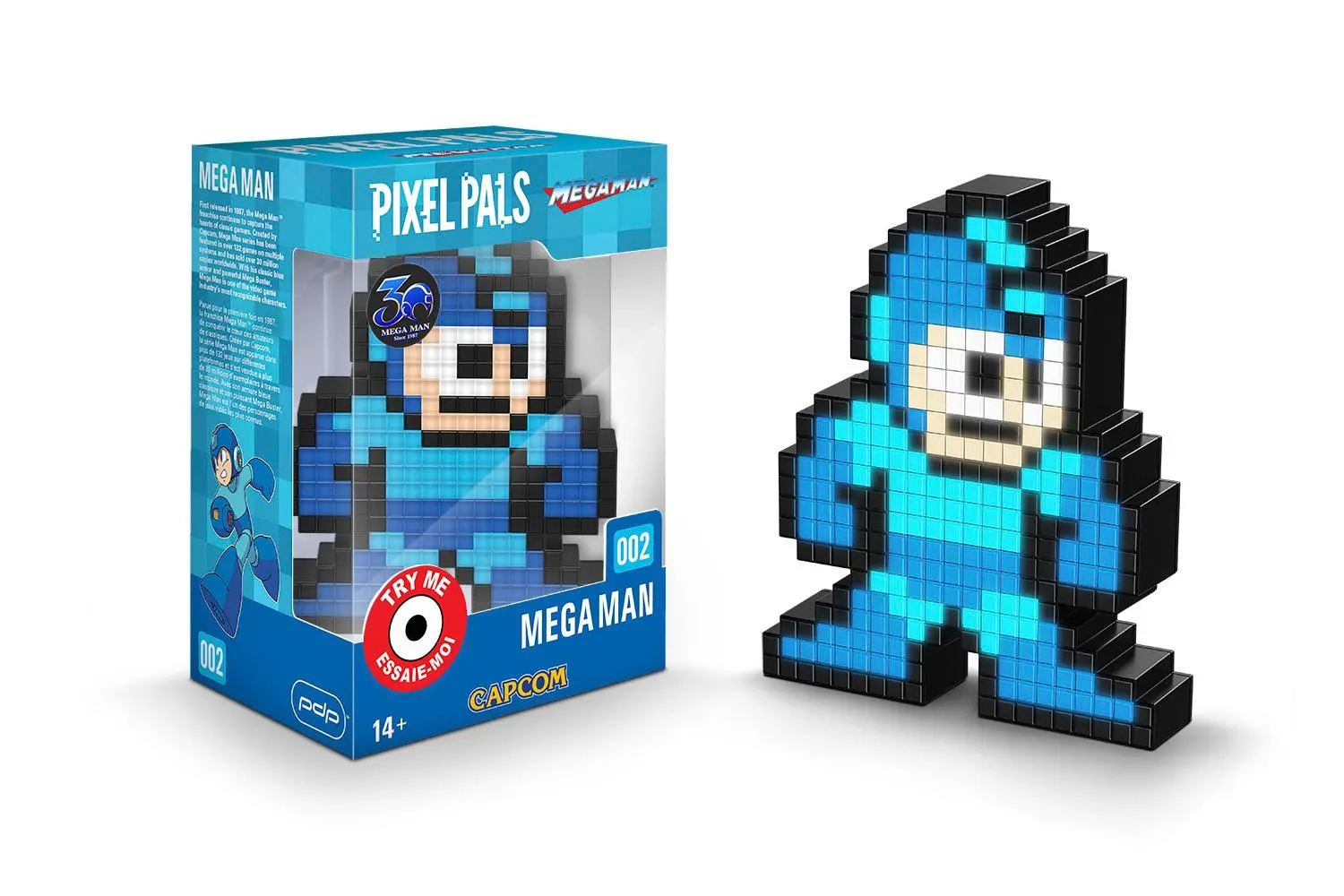 Świecąca figurka PDP PIXEL PALS Mega Man Try Me