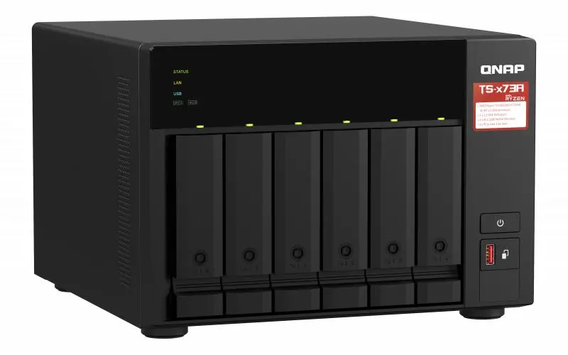 Dysk sieciowy QNAP TS-673A-8G Czarny