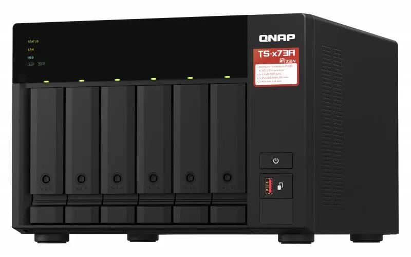 Dysk sieciowy QNAP TS-673A-8G Czarny