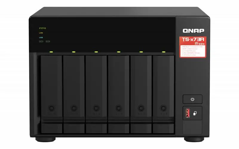 Dysk sieciowy QNAP TS-673A-8G Czarny