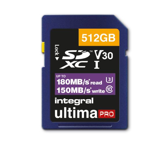 karta pamięci Integral Professional High Speed SDXC 512GB V30UHS-I