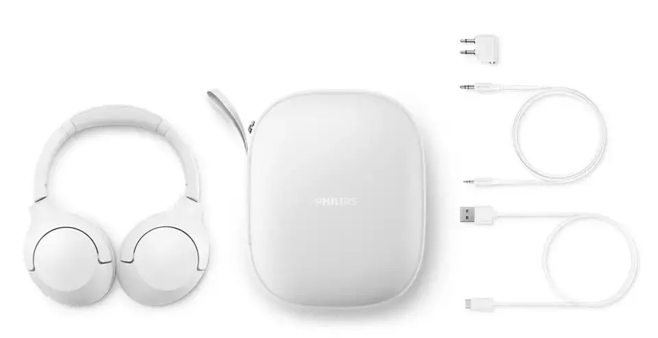 Słuchawki bezprzewodowe Philips TAH8506WT/00 Nauszne Bluetooth 5.0 Biały