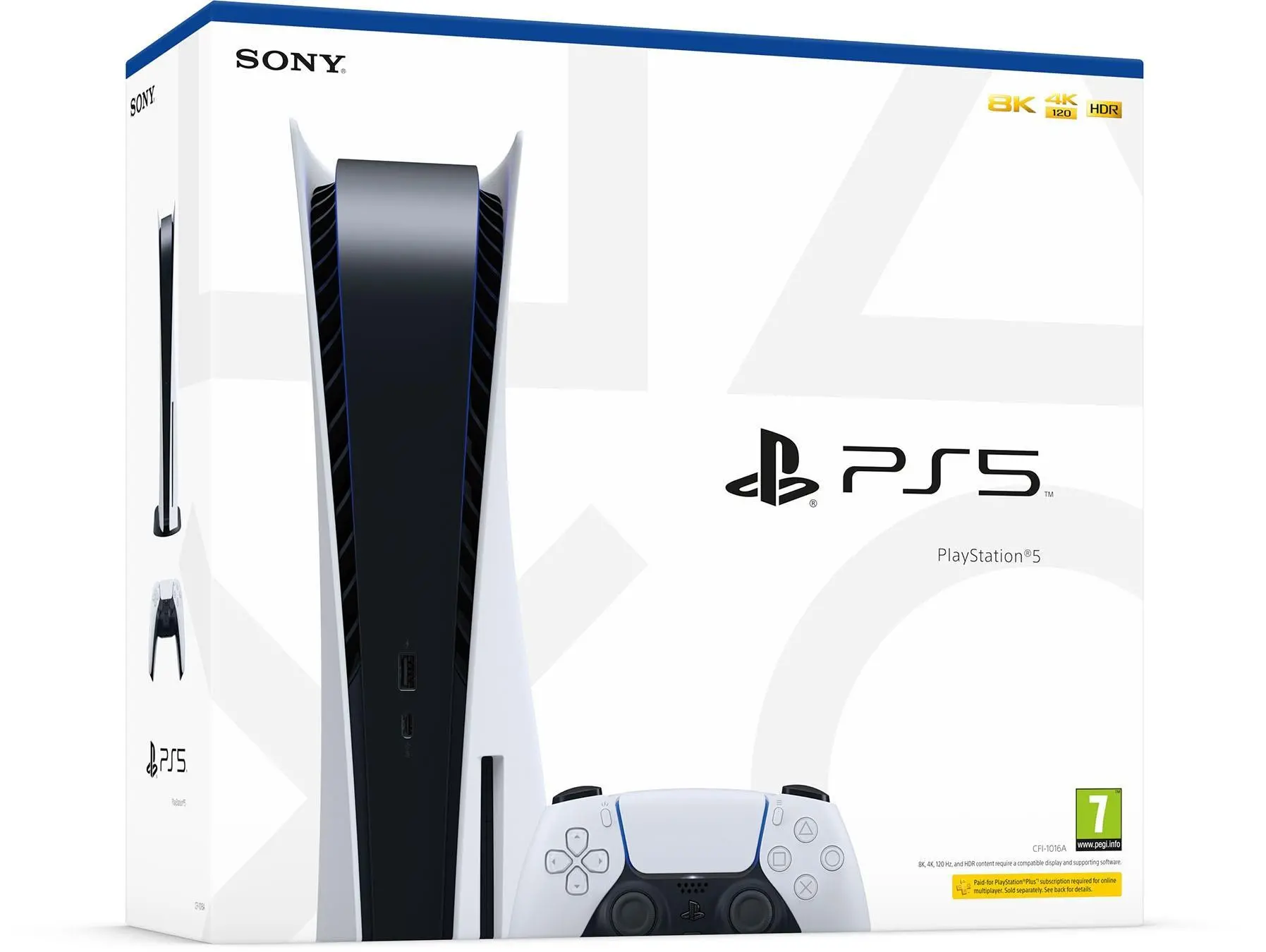Konsola Sony PlayStation 5 (PS5) z napędem + FIFA 22 + Sackboy + Ratchet & Clank: Rift Apart + Dodatkowy Pad Biały