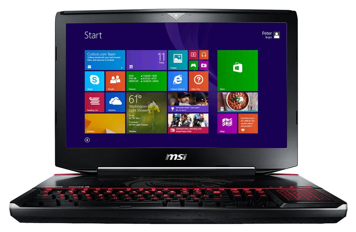 MSI GT80 TITAN 18,4" Intel® Core™ i7-4720 16GB RAM  1TB Dysk  + 256GB GTX980M Grafika Win8.1