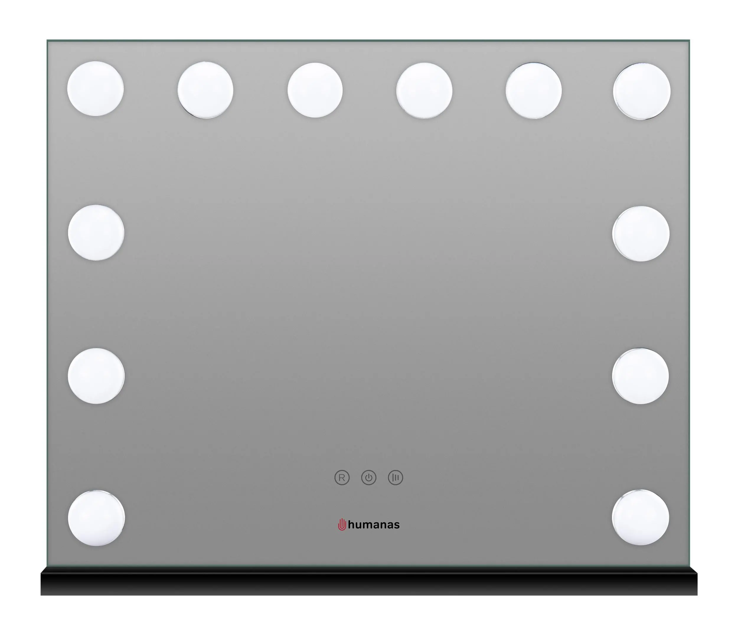 Lusterko kosmetyczne Humanas HS-HM02 Czarny