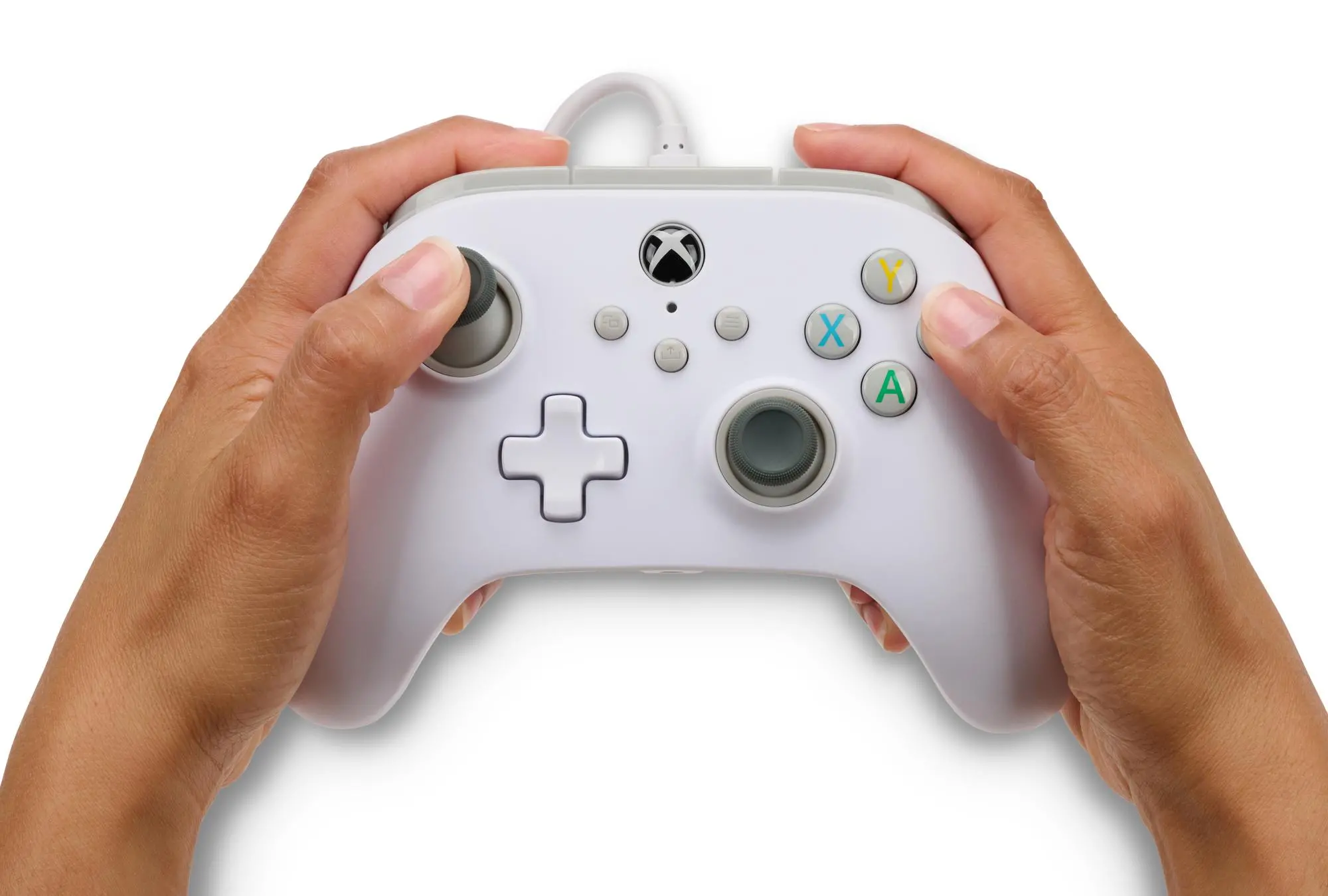 Pad PowerA przewodowy do Xbox Series X/S, Xbox One, PC Biały
