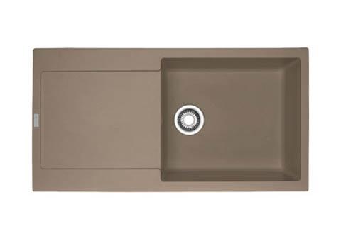 Zlewozmywak Franke Maris MRG 611-97 XL - cappuccino - granitowy - wpuszczany w blat - ociekacz