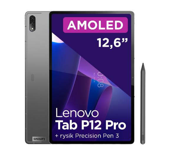 tablet multimedialny Lenovo Tab P12 Pro TB-Q706F 12,6" 8GB/256GB Wi-Fi (storm grey) + rysik Precision Pen 3