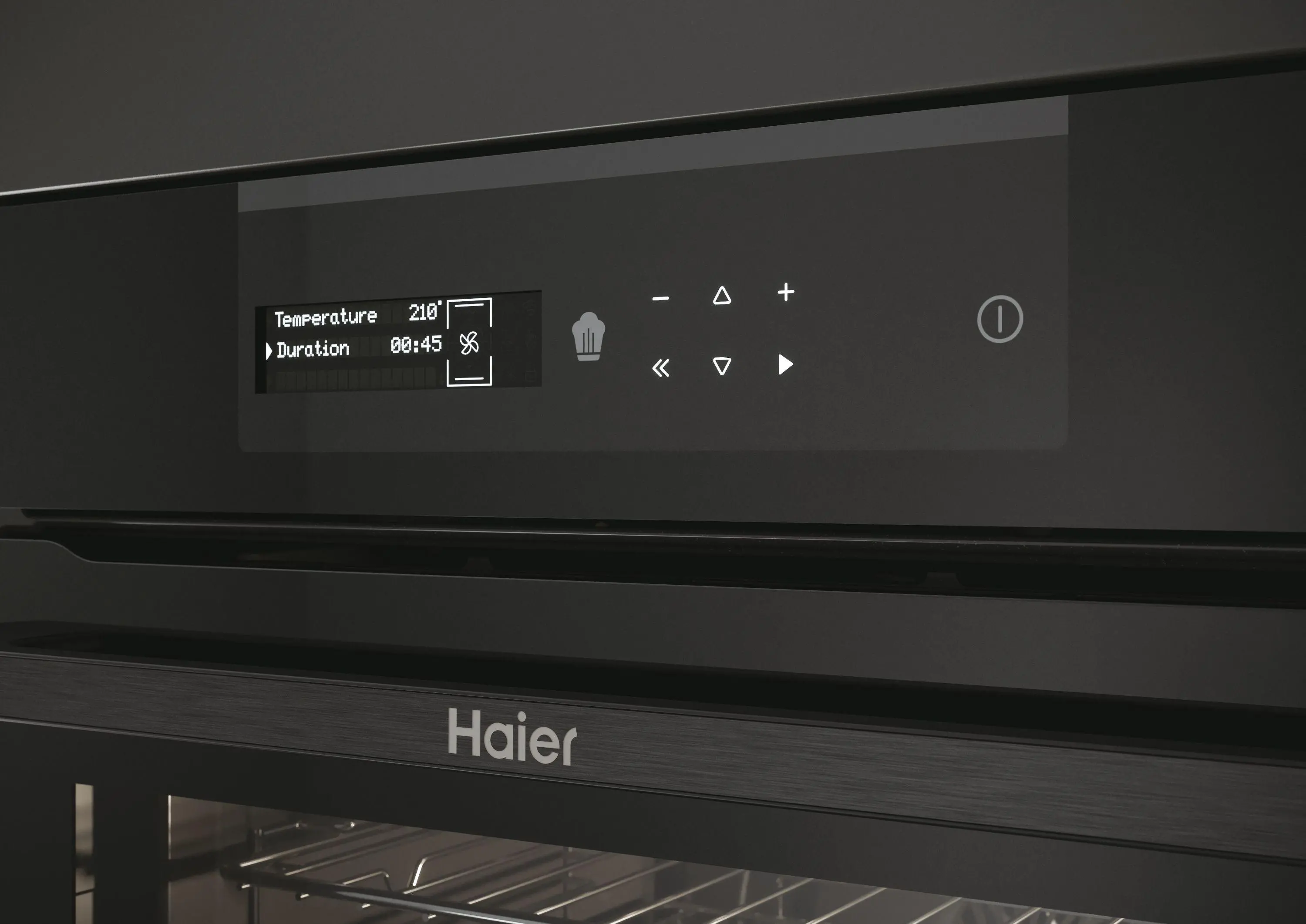 Piekarnik elektryczny Haier I-Message 2 HWO60SM2B3BH Termoobieg Zdalne sterowanie Czarny