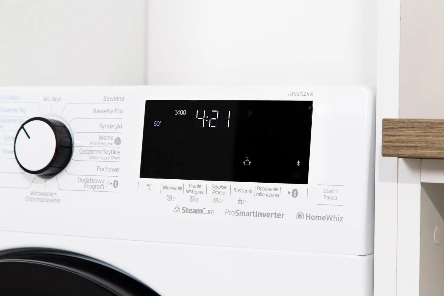 Pralko-suszarka Beko HTV8712XW SteamCure 55,9cm 8kg/5kg Zdalne sterowanie