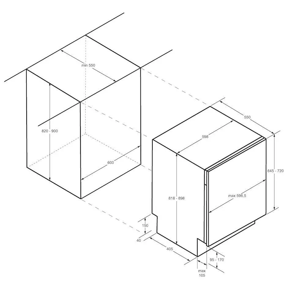 Zmywarka Haier Washlens Seria 2 XI 6C3D0FB 59,8cm Automatyczne otwieranie drzwi Zdalne sterowanie