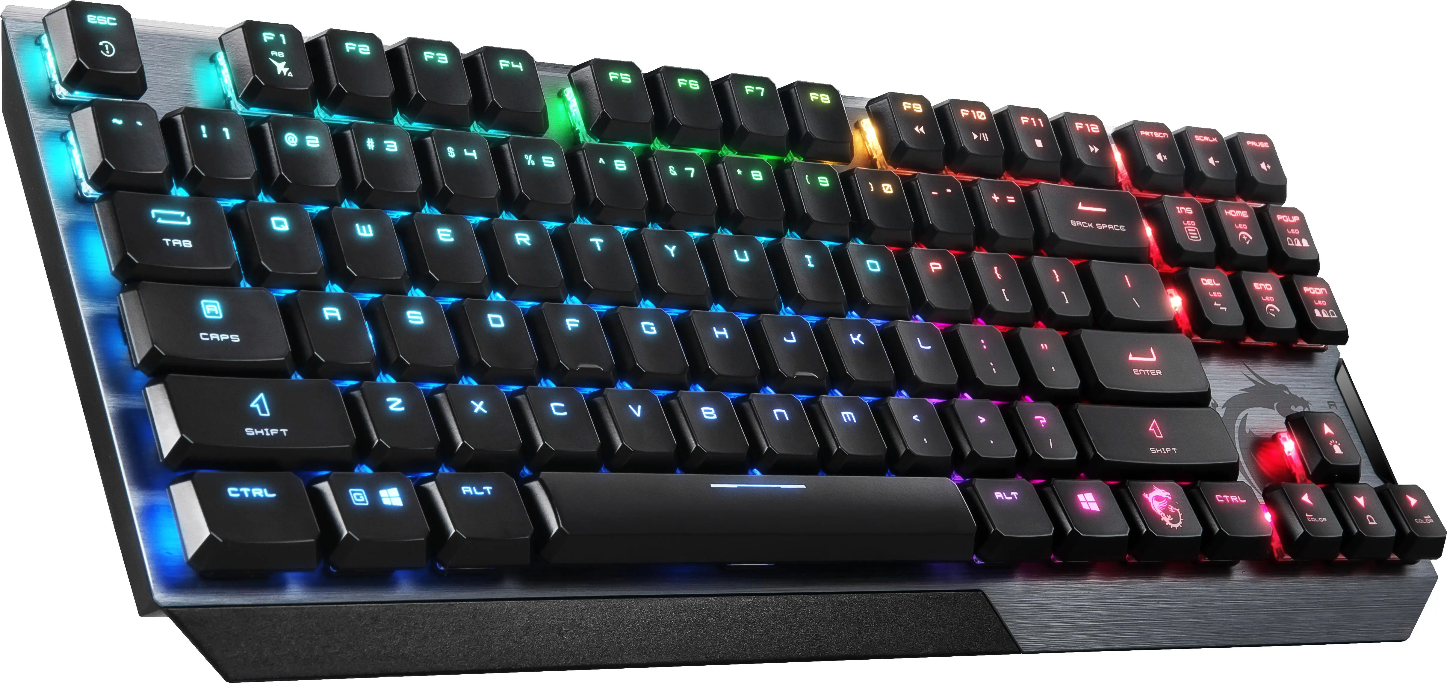 Klawiatura mechaniczna MSI Vigor GK50 Low Profile TKL Kailh Low Profile Grafitowy