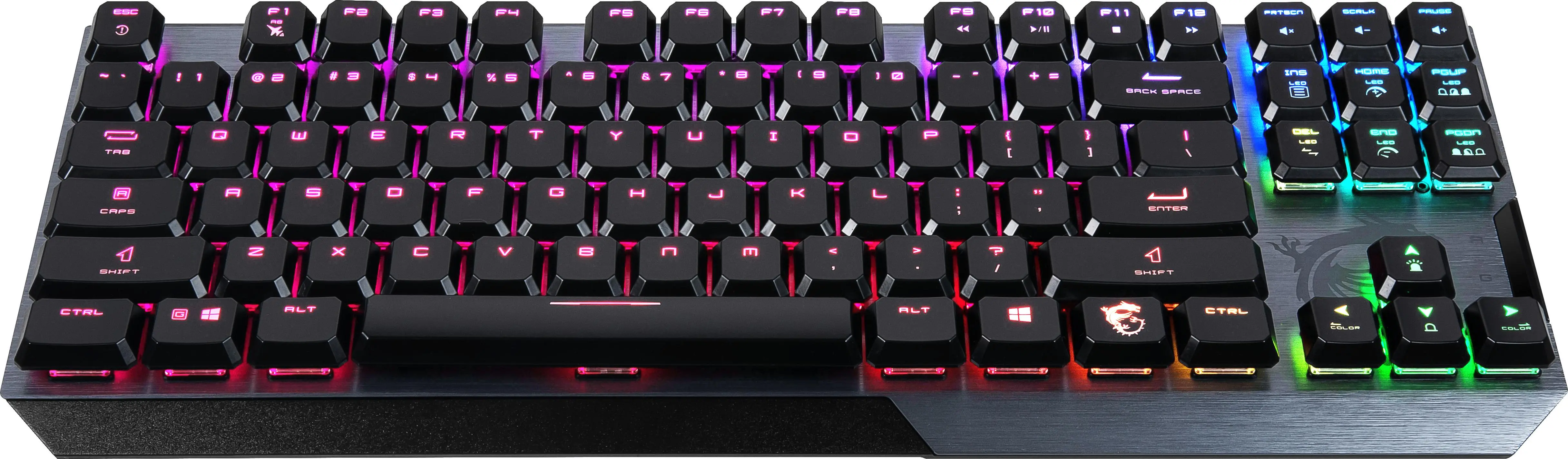 Klawiatura mechaniczna MSI Vigor GK50 Low Profile TKL Kailh Low Profile Grafitowy