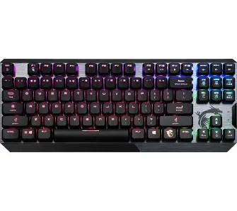 Klawiatura mechaniczna MSI Vigor GK50 Low Profile TKL Kailh Low Profile Grafitowy