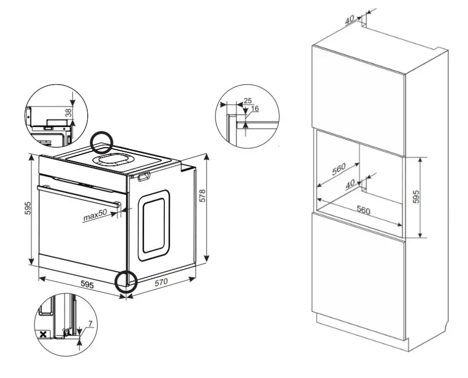 Piekarnik elektryczny parowy Amica ED97699XA+ X-Type Steam Termoobieg Termosonda Inox