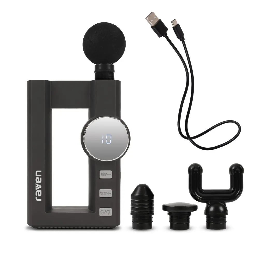 Masażer ręczny Raven EMA004 4 głowice 3200 ud./min