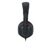 Słuchawki przewodowe z mikrofonem Redragon Ares H120 Nauszne Czarno-czerwony
