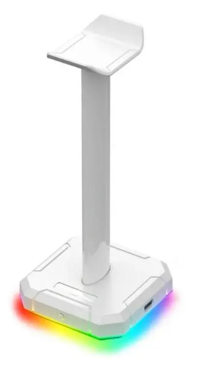 Stojak na słuchawki Redragon HA300 Scepter Pro Biały