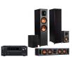 Zestaw kina Onkyo TX-NR696 Czarny, Klipsch R-620F, R-34C, R-41M Czarny