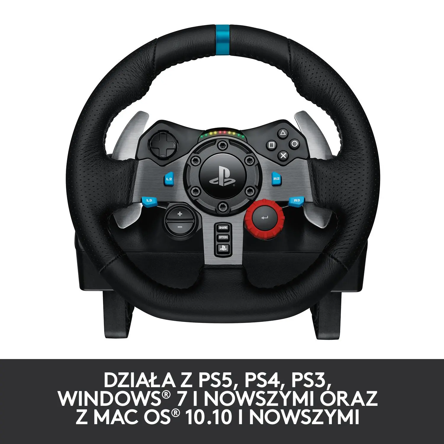 Kierownica Logitech G29 Racing Wheel z pedałami do PS5, PS4, PS3, PC Force Feedback