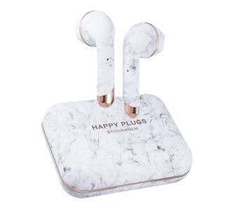 Słuchawki bezprzewodowe Happy Plugs AIR 1 PLUS EARBUD - douszne - Bluetooth 5.0 - biały-marmur