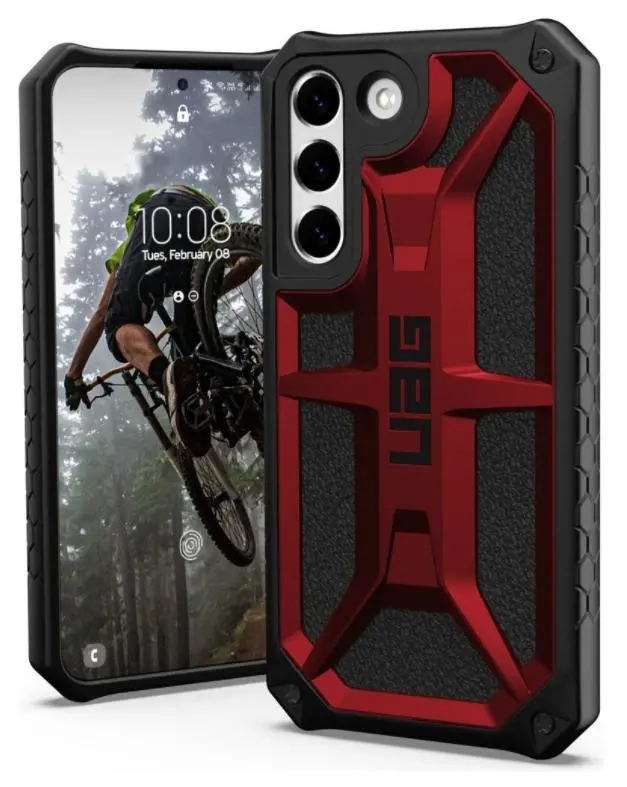 Etui UAG Monarch Case do Galaxy S22+ Czerwony