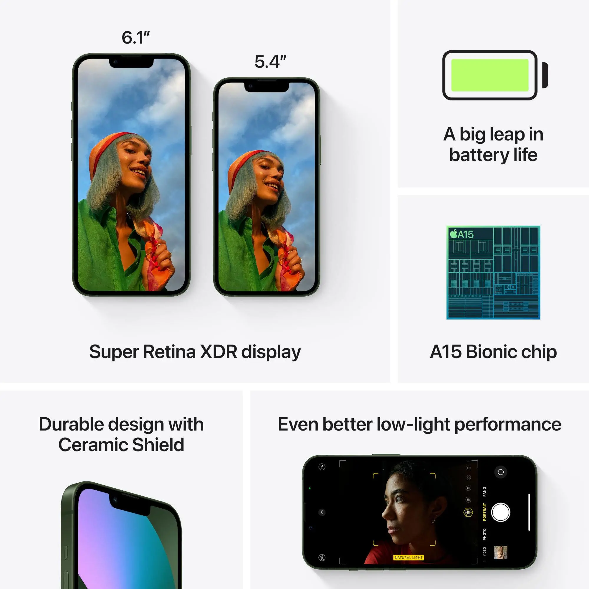 Apple iPhone 13 128GB 6,1" 12Mpix Zielony