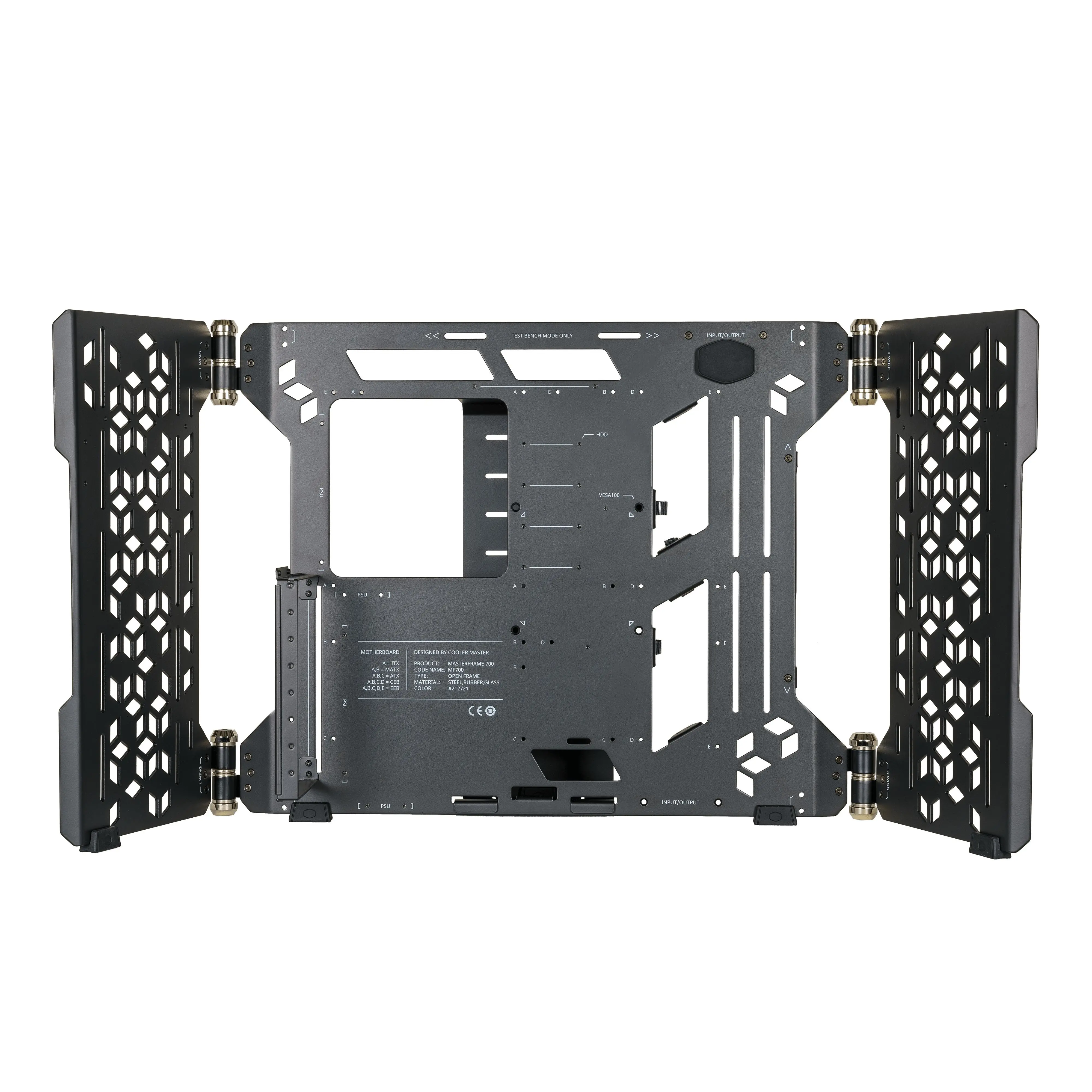 Obudowa Cooler Master MasterFrame 700 Czarny
