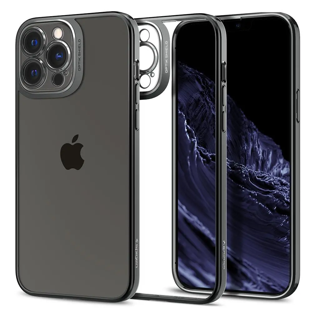 Etui Spigen Optik Crystal do iPhone 13 Pro szary